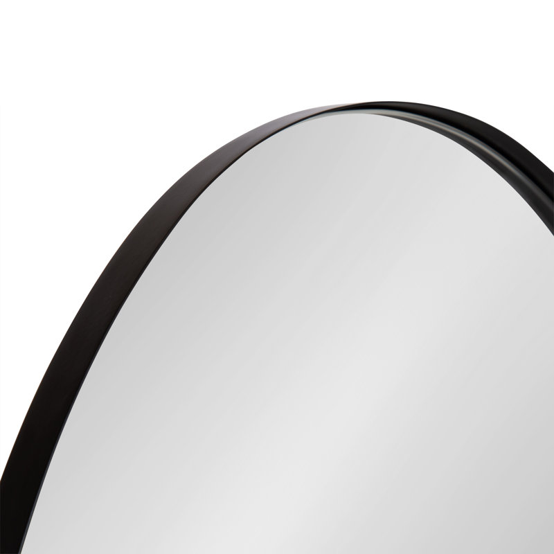 AllModern Tennant Modern Oval Metal Framed Mirror & Reviews Wayfair